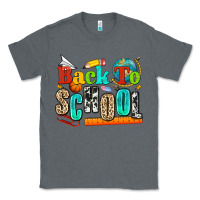 Charcoal Heather back to school Classic Tee - NancyCooperArtShop