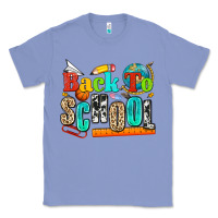 Colony Blue back to school Classic Tee - NancyCooperArtShop