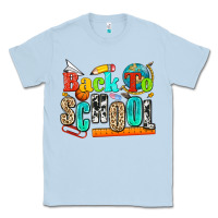 Dusty Blue back to school Classic Tee - NancyCooperArtShop