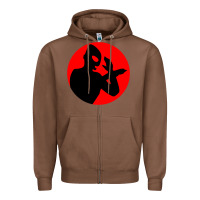 Chestnut ultraman Zipper Hoodie - lanVoArt