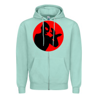 Seafoam ultraman Zipper Hoodie - lanVoArt