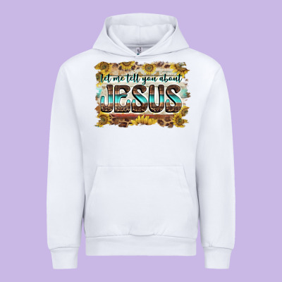 Let Me Tell You About Jesus Urban Hoodie Designed By Barkaloodesign