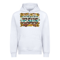 White let me tell you about jesus Urban Hoodie - BarkalooDesign
