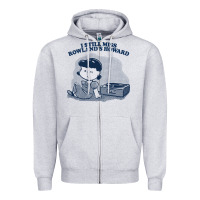 Heather Grey i still miss rowland s howard  ••••• vinyl collector fan des Zipper Hoodie - lanVoArt
