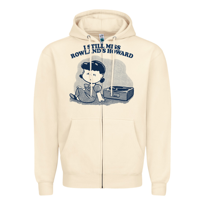 I Still Miss Rowland S Howard  ••••• Vinyl Collector Fan Des Zipper Hoodie by lanVoArt | Teevron