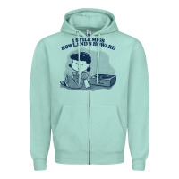 Seafoam i still miss rowland s howard  ••••• vinyl collector fan des Zipper Hoodie - lanVoArt