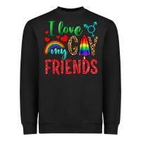 Black I Love My Gay Friends Heavyweight Sweatshirt - BundleAndBundleShop