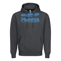 Smoke collinwood mansion from dark shadows Zipper Hoodie - lanVoArt