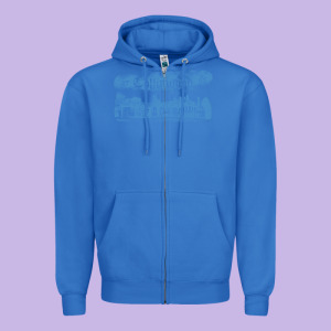 Collinwood Mansion From Dark Shadows Zipper Hoodie Designed By Lanvoart