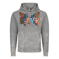 Cloud Rock Love America wings 4th of july Vintage Hoodie - HowdyJamesFarm