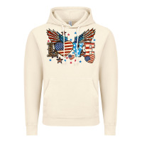 Vintage Artic Love America wings 4th of july Vintage Hoodie - HowdyJamesFarm