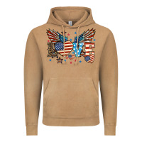 Love America Wings 4th Of July Vintage Hoodie | Teevron