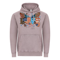 Vintage Zinc Love America wings 4th of july Vintage Hoodie - HowdyJamesFarm