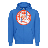 True Royal sleepy bear club   70s thrift store aesthetic Zipper Hoodie - lanVoArt