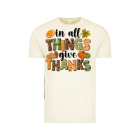 Vintage Arctic In all things give thanks Vintage Tee - NancyCooperArtShop