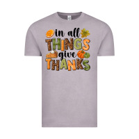 Vintage Zinc In all things give thanks Vintage Tee - NancyCooperArtShop