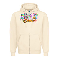 Sandshell Happy Easter Zipper Hoodie - CowhideDigitalArt