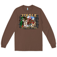 Chestnut jingle all the way Long Sleeve Tee - CowGirlArtShop