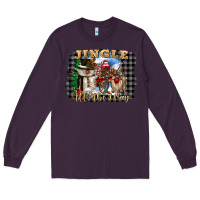 Plum jingle all the way Long Sleeve Tee - CowGirlArtShop