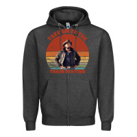 Charcoal Heather rip wheeler quote poster art Zipper Hoodie - lanVoArt