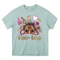 Arona Hair Boss Afro Messy Bun With Money Bbs Heavy Core Tee - BundleAndBundleShop