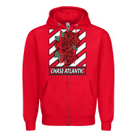 Red Music Vintage Retro Chase Atlantic Gifts For Music Fans Zipper Hoodie - lanVoArt