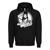 Black teeter come on ba Zipper Hoodie - lanVoArt
