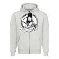 Dove Grey teeter come on ba Zipper Hoodie - lanVoArt