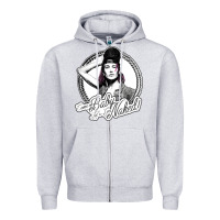 Heather Grey teeter come on ba Zipper Hoodie - lanVoArt