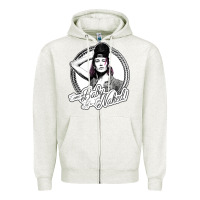 Oatmeal Heather teeter come on ba Zipper Hoodie - lanVoArt