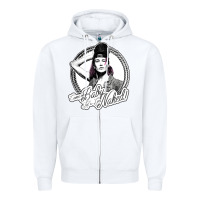 White teeter come on ba Zipper Hoodie - lanVoArt