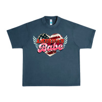 Midnight Navy American babe Urban Heavy Tee - HowdyJamesFarm