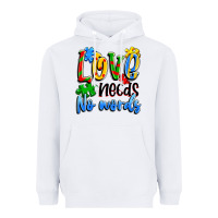 White love needs no words Heavyweight Hoodie - Artiststas