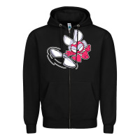 Black cutman Zipper Hoodie - lanVoArt