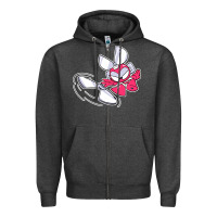 Charcoal Heather cutman Zipper Hoodie - lanVoArt
