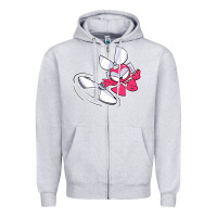 Heather Grey cutman Zipper Hoodie - lanVoArt