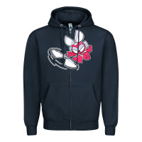 Navy cutman Zipper Hoodie - lanVoArt