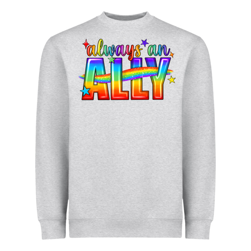 Always An Ally Pride Lgbtq Heavyweight Sweatshirt by BundleAndBundleShop | Teevron