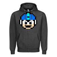 Charcoal Heather great model mega art man cool graphic gift Zipper Hoodie - lanVoArt