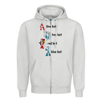 Dove Grey day gift mega video man games funny graphic gift Zipper Hoodie - lanVoArt