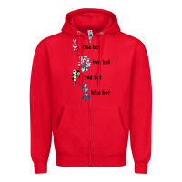 Red day gift mega video man games funny graphic gift Zipper Hoodie - lanVoArt