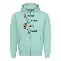 Seafoam day gift mega video man games funny graphic gift Zipper Hoodie - lanVoArt