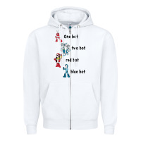 White day gift mega video man games funny graphic gift Zipper Hoodie - lanVoArt