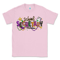 Bubblegum Pink mardi gras school secretary Classic Tee - texasbilliewilder