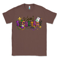 Chestnut mardi gras school secretary Classic Tee - texasbilliewilder