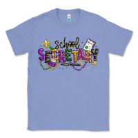 Colony Blue mardi gras school secretary Classic Tee - texasbilliewilder