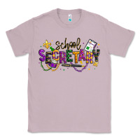 Lilac mardi gras school secretary Classic Tee - texasbilliewilder