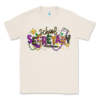Natural mardi gras school secretary Classic Tee - texasbilliewilder