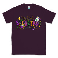 Plum mardi gras school secretary Classic Tee - texasbilliewilder