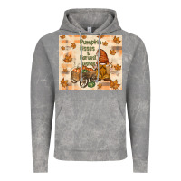 Pumpkin Kisses And Harvest Wishes Vintage Hoodie | Teevron